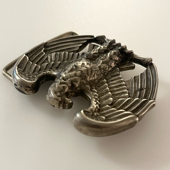 Vintage Avon Unisex American Eagle Belt Buckle - Picture 7 of 14